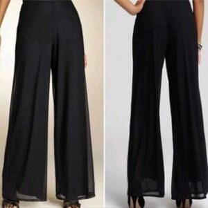 TADASHI Wide Leg Mesh Women’s Pants  High Rise Size XL